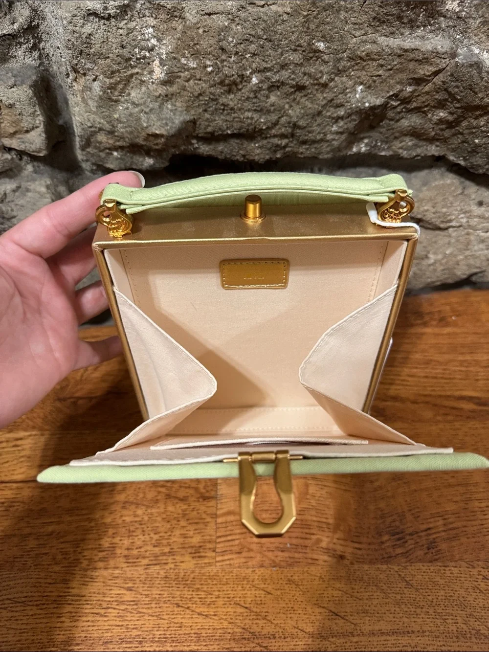 JW PEI Lime Green Dachshund Cocktail Embroidered Pet Tote
